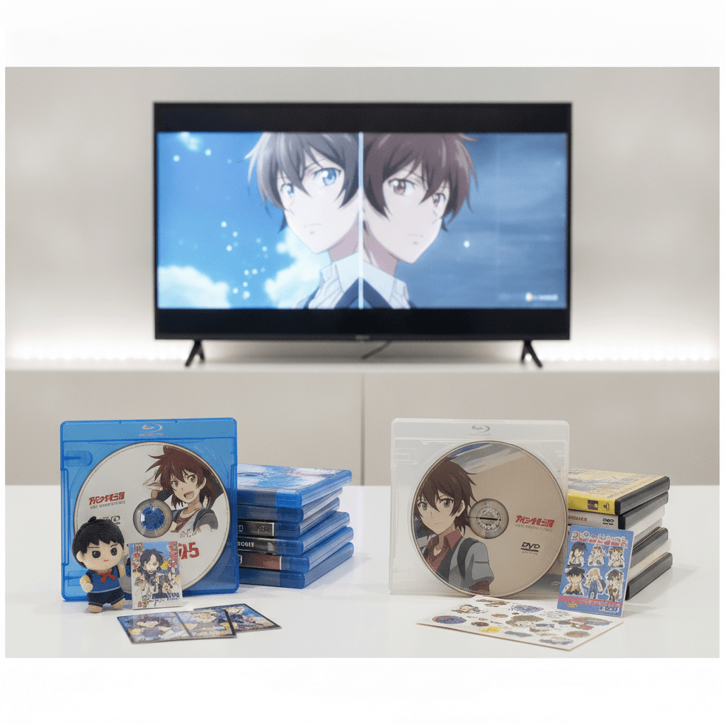 アニメBlu-rayとDVD、画質や特典の違いを徹底解説